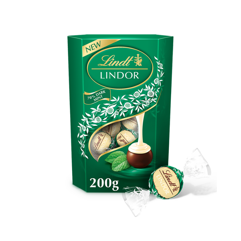 LINDT LINDOR 70% DARK MINT