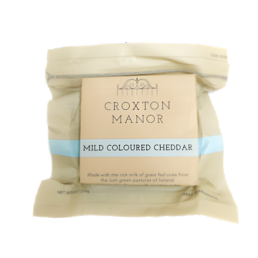 Croxton Manor Mild Coloured Cheddar Cheese Block