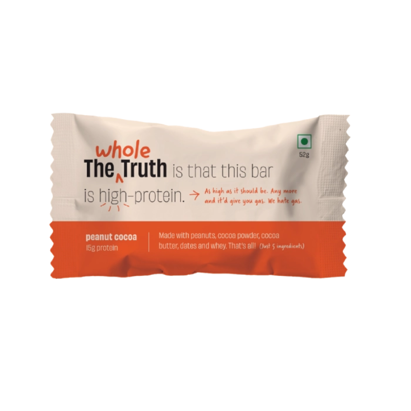 THE WHOLE TRUTH PEANUT COCOA PROTEIN BAR