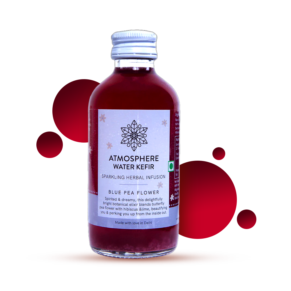 ATMOSPHERE KOMBUCHA IN BLUE PEA FLOWER