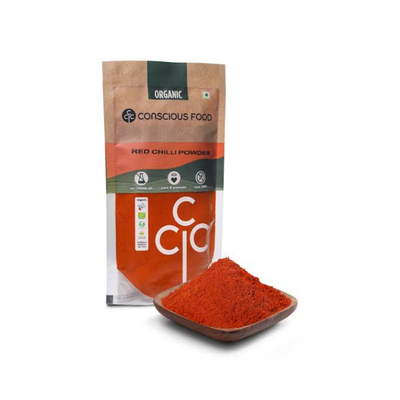CONSCIOUS FOOD ORGANIC RED CHILLI POWDER