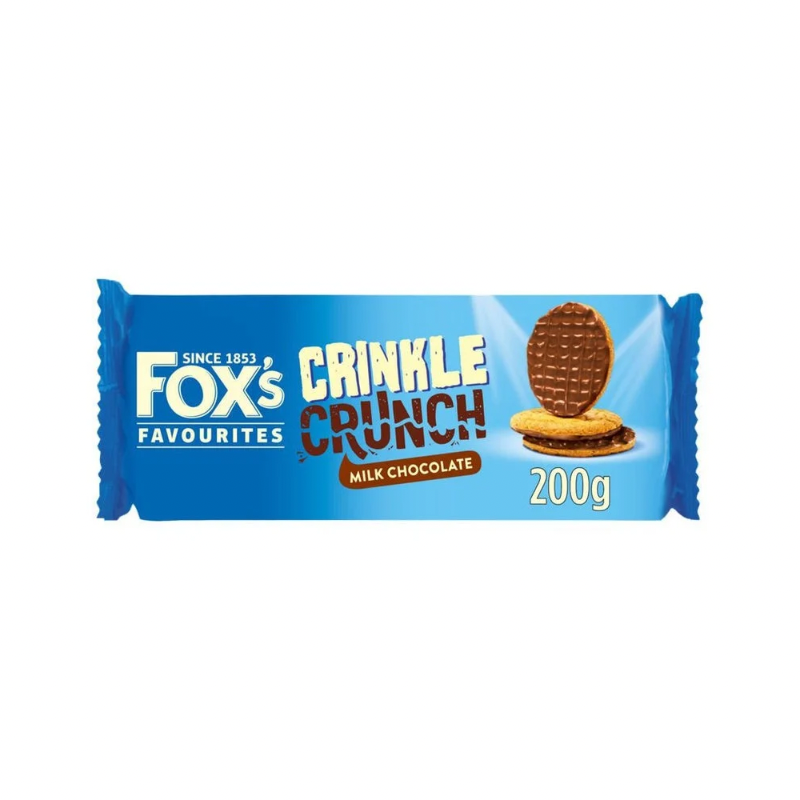 FOXS MILK CHOCOLATE CRINKLE CRUNCH COOKIES