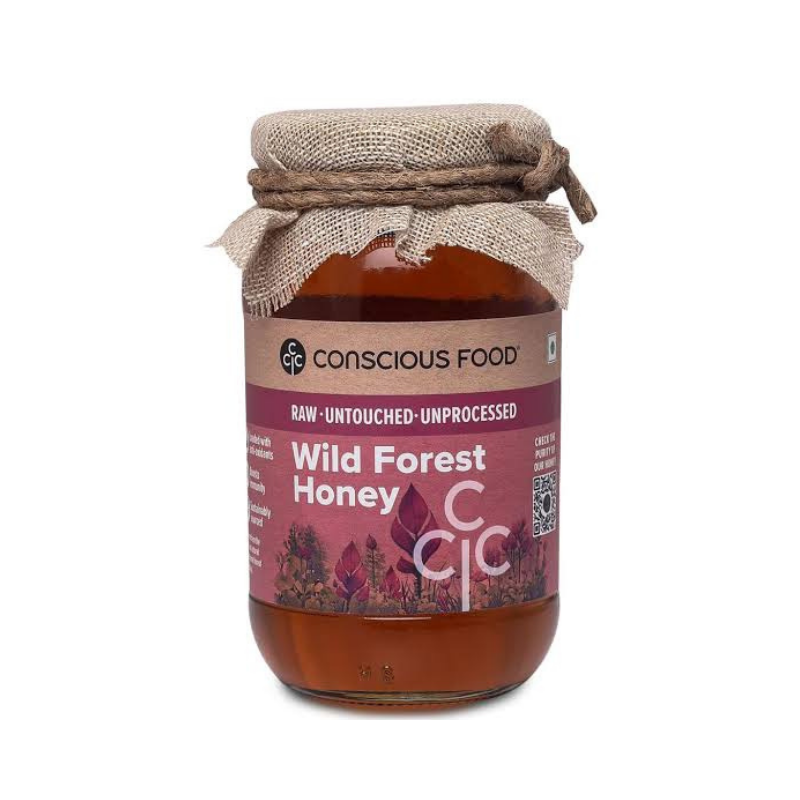 CONSCIOUS FOOD ORGANIC WILD FOREST HONEY