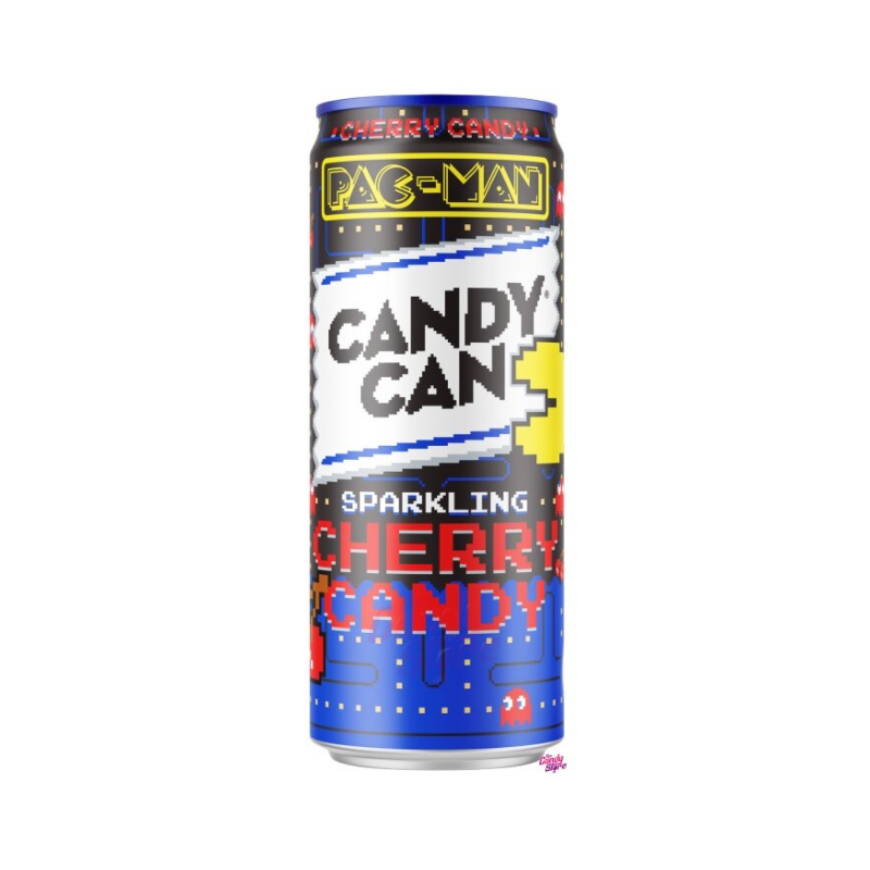 CANDY CAN SPARKLING CHERRY CANDY ( PAC MAN EDITION)