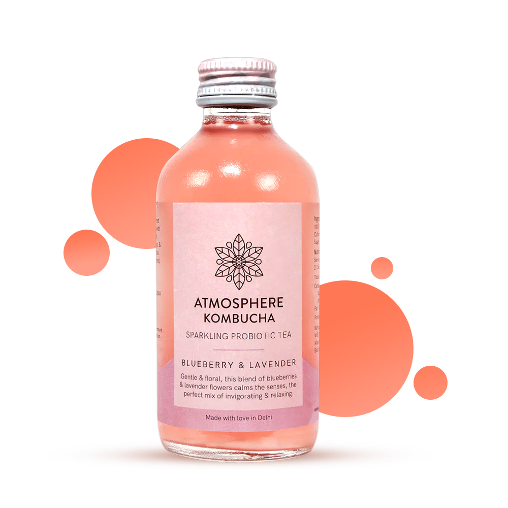 ATMOSPHERE KOMBUCHA IN BLUEBERRY & LAVENDER