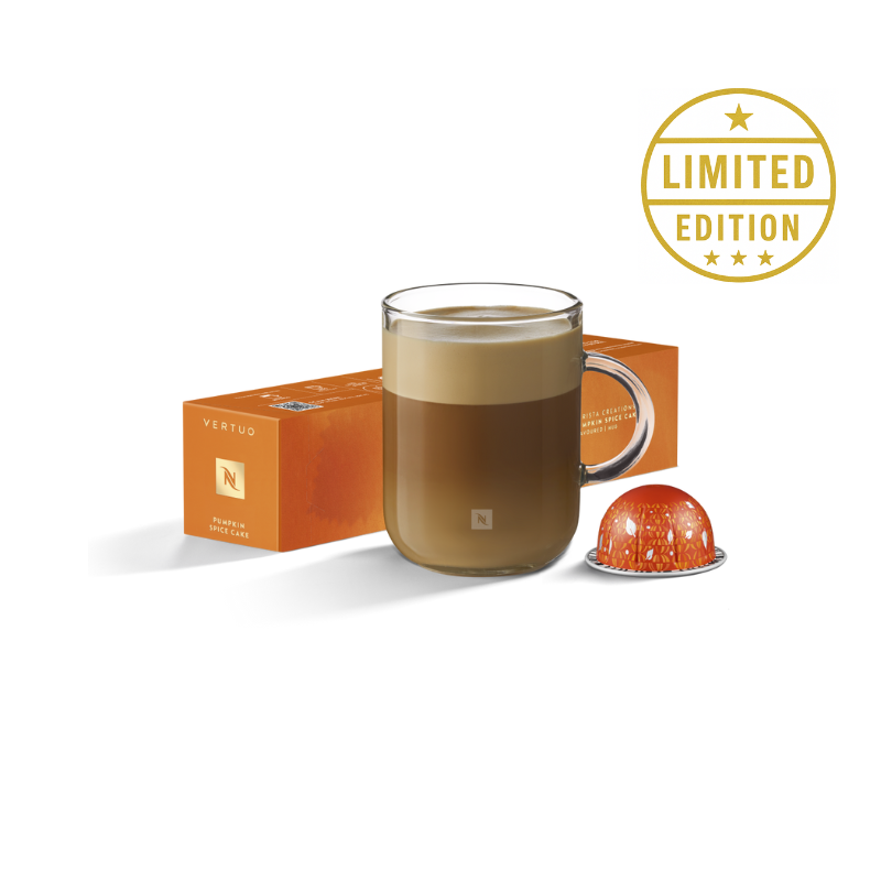 NESPRESSO VERTUO PUMPKIN SPICE CAKE COFFEE PODS