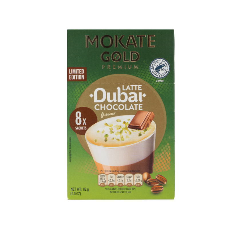 MOKATE GOLD DUBAI CHOCOLATE LATTE
