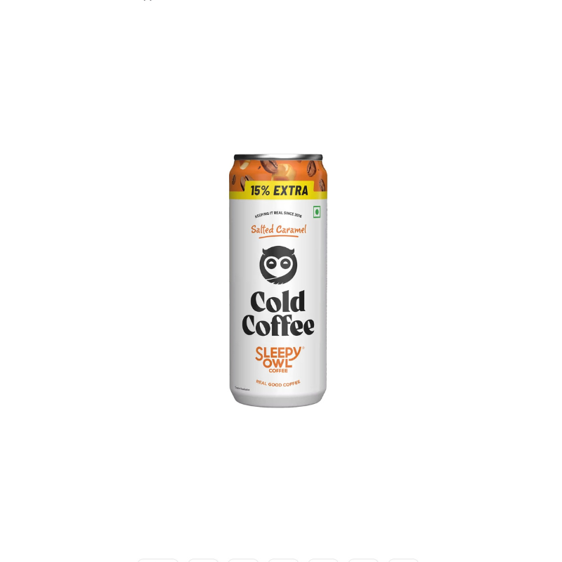 SLEEPY OWL SALTED CARAMEL COLD COFFEE