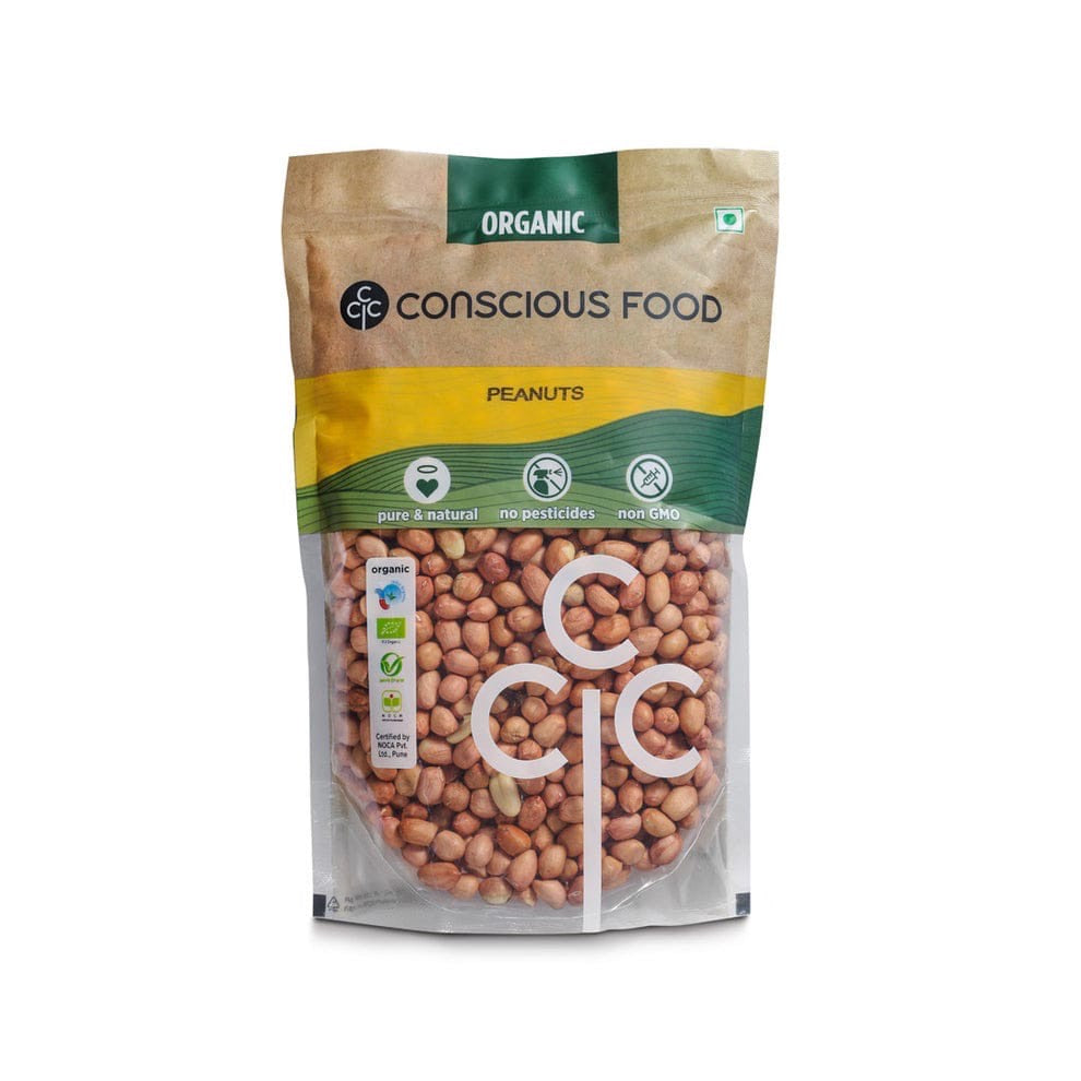 CONSCIOUS FOOD ORGANIC RAW PEANUTS