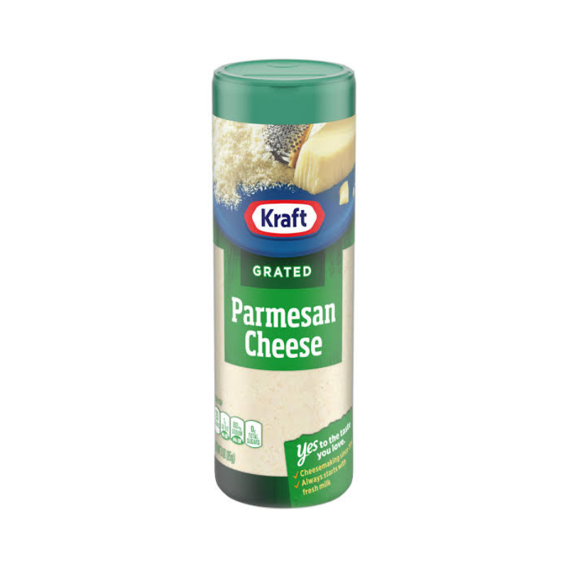 KRAFT GRATED PARMESAN CHEESE