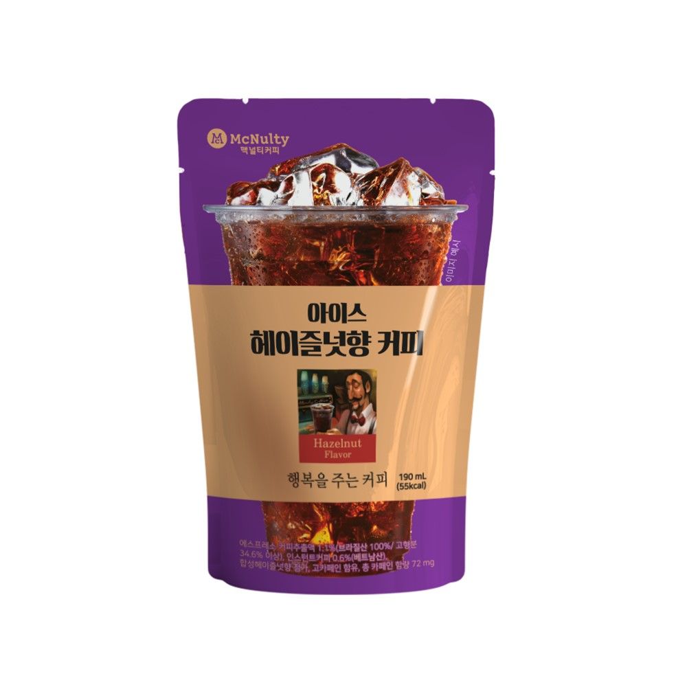 KOREAN MCNULTY HAZELNUT ICED AMERICANO ( π°π· )