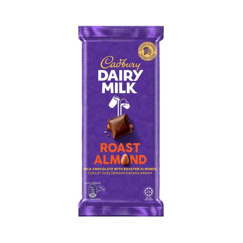 CADBURY DAIRY MILK ROAST ALMOND (π²πΎ)