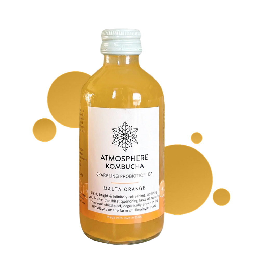 ATMOSPHERE KOMBUCHA IN MALTA ORANGE