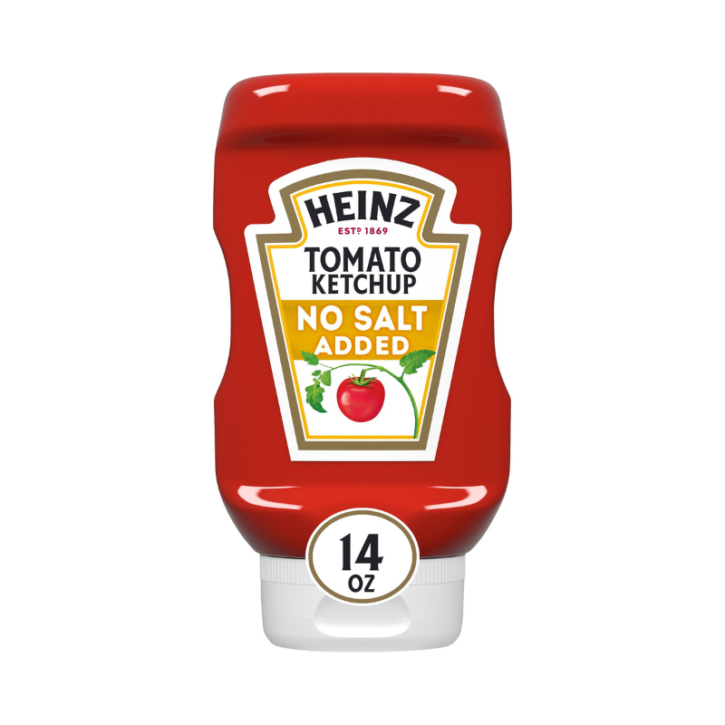 HEINZ NO SALT ADDED KETCHUP