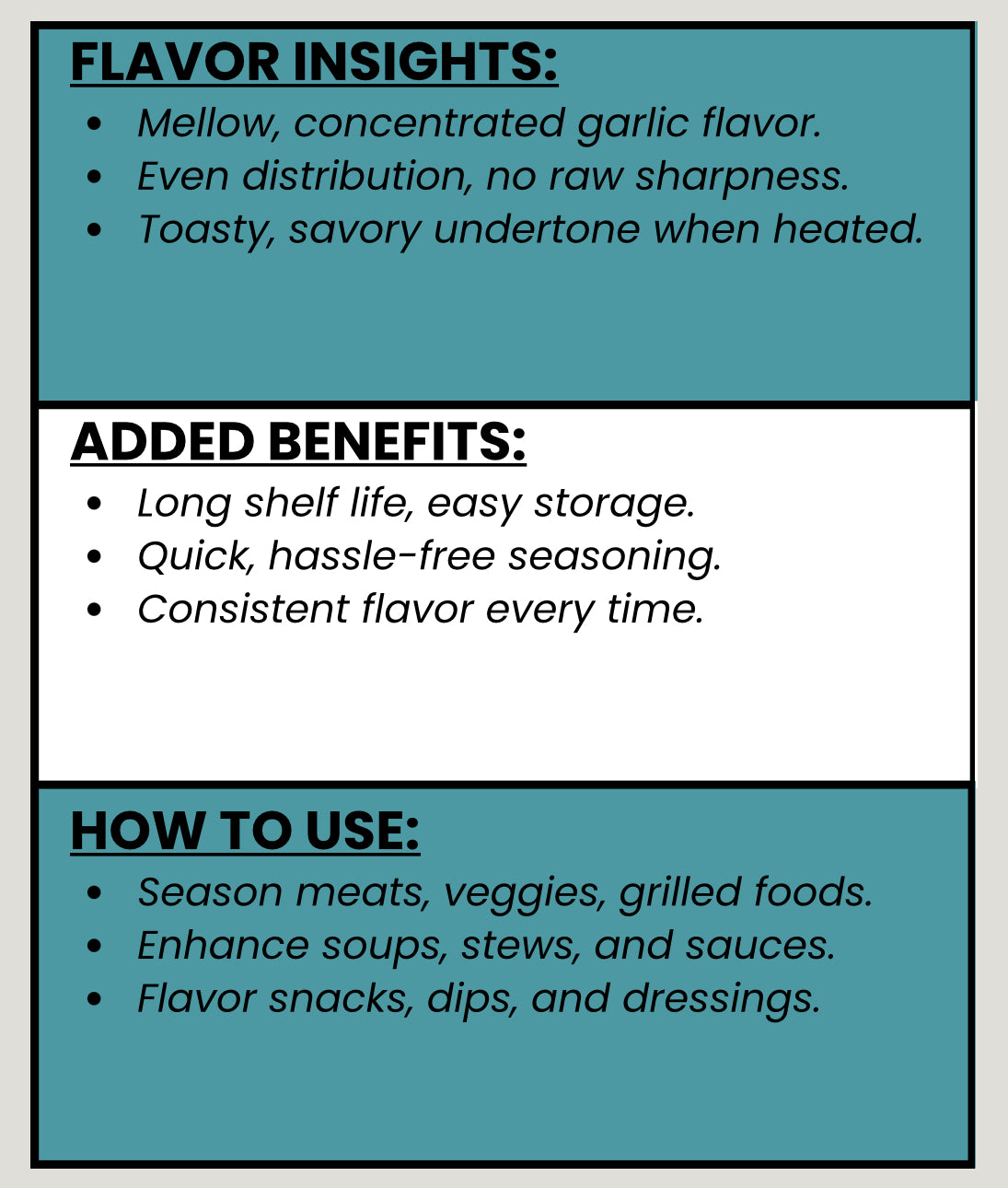 SPICE VAULT GARLIC GRANULES