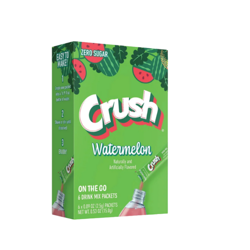 CRUSH ZERO SUGAR WATERMELON DRINK MIX