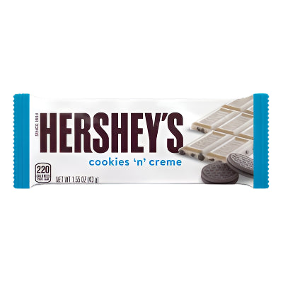 HERSHEY’s COOKIES & CREAM CHOCOLATE BAR
