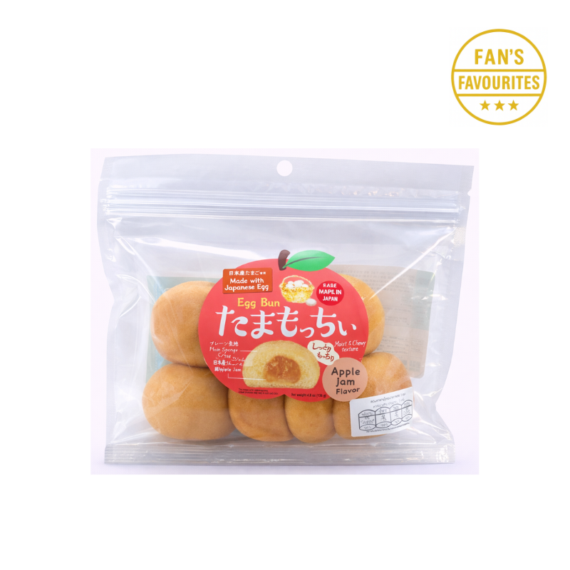 JAPANESE YC FACTORY APPLE JAM TAMAMOCHI EGG BUN (π―π΅)