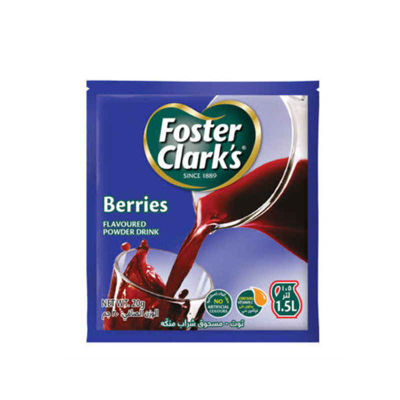 FOSTER CLARK’S BERRIES DRINK MIX