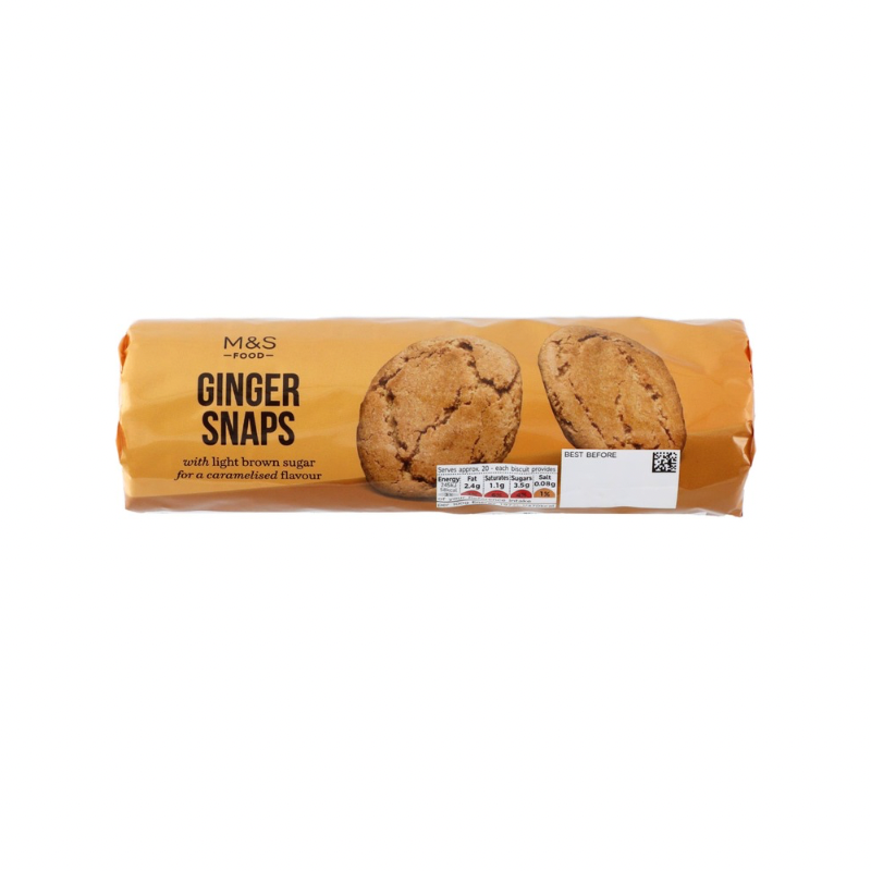 M&S GINGER SNAPS COOKIES (🇬🇧)
