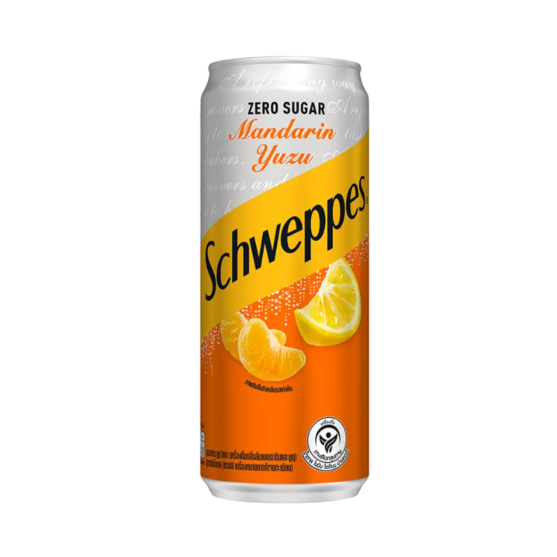 Schweppes Zero Sugar Mandarin Yuzu Can