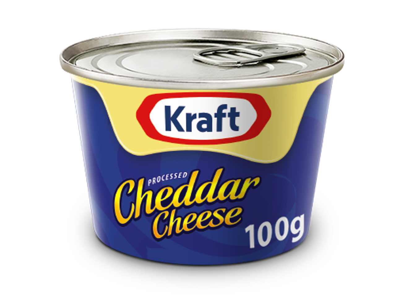 KRAFT PROCESSED CHEDDAR CHEESE TIN