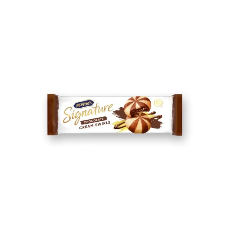 MCVITIES SIGNATURE CHOCOLATE CREAM SWIRLS