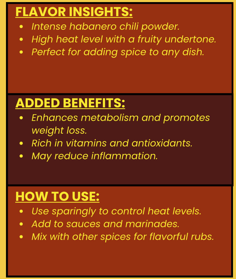 SPICE VAULT HARBANERO CHILLI POWDER