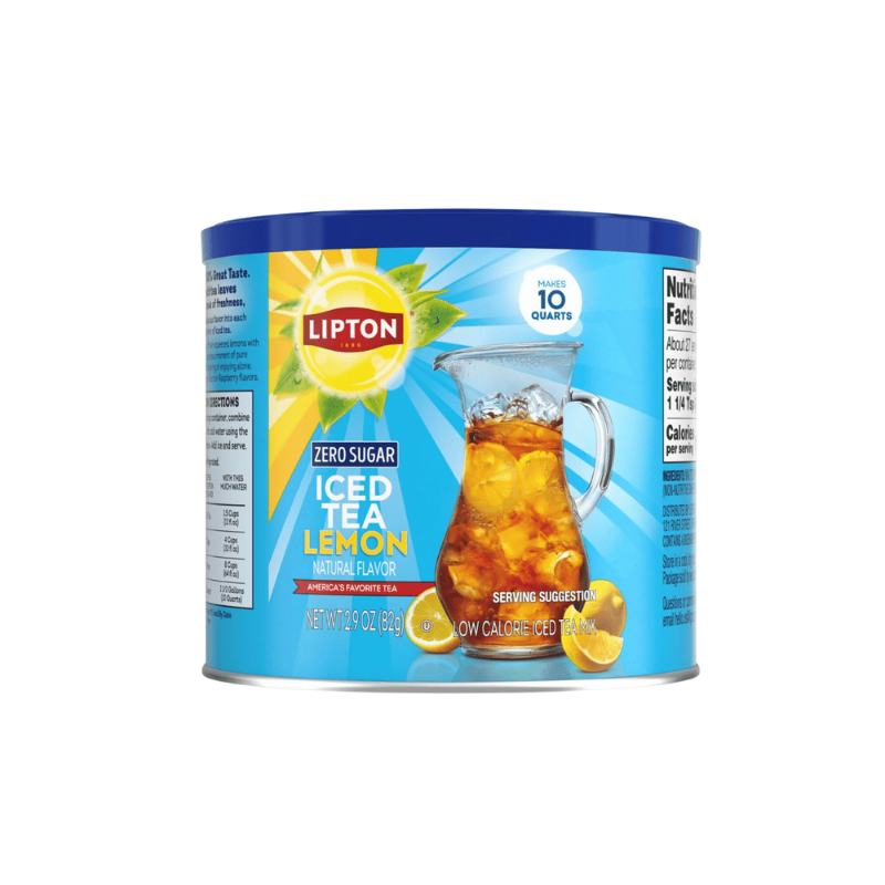 LIPTON LEMON ICED TEA MIX ( ZERO SUGAR ) (πΊπΈ)