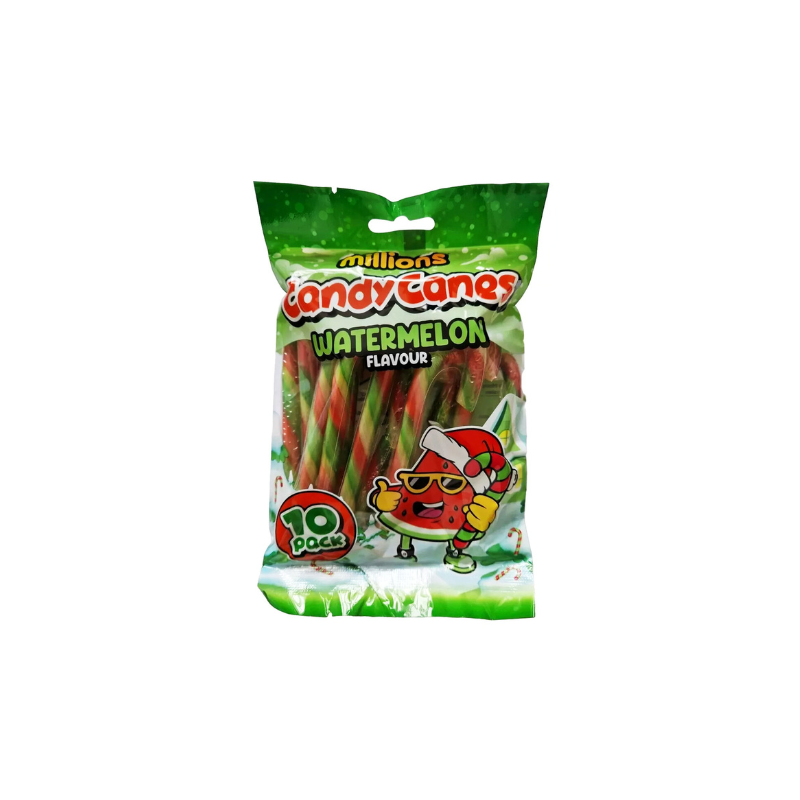 MILLIONS WATERMELON CANDY CANES