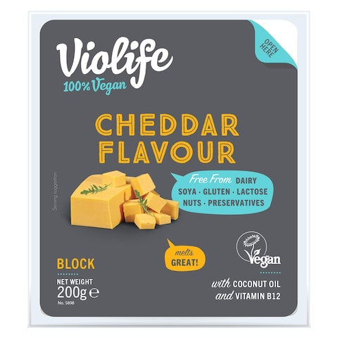 Violife Vegan Cheddar Cheese Block β Dairy-Free