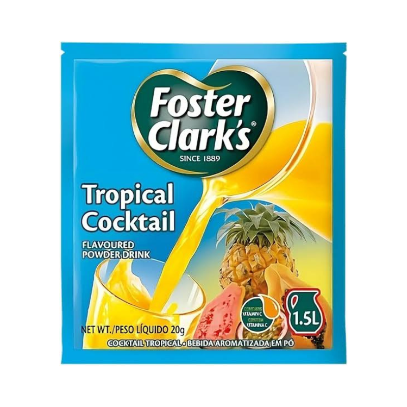 FOSTER CLARK’S TROPICAL COCKTAIL DRINK MIX