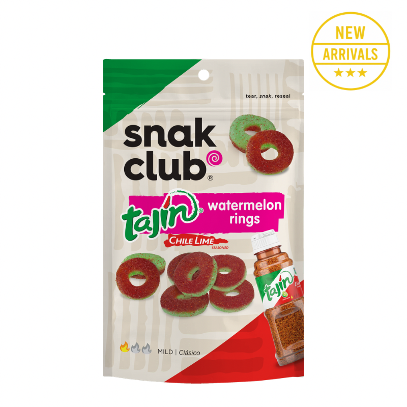 SNACK CLUB TAJIN CHILLI LIME WATERMELON RINGS ( VEGAN ) (πΊπΈ)