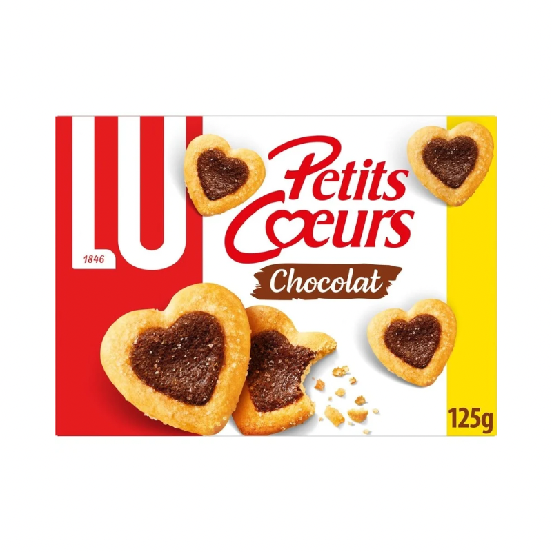 LU CHOCOLATE LITTLE HEARTS PUFF PASTRY BISCUITS (π«π·)