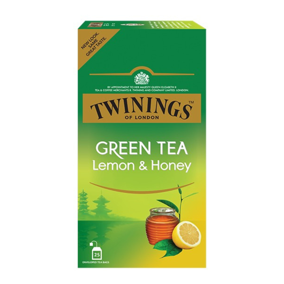 TWINNINGS GREEN TEA WITH LEMON & HONEY