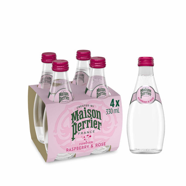 MAISON PERRIER RASPBERRY & TOUCH OF ROSE SPARKLING WATER (🇫🇷)