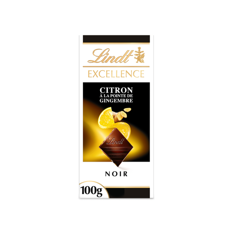LINDT EXCELLENCE CITRON À LA POINTE DE GINGEMBRE