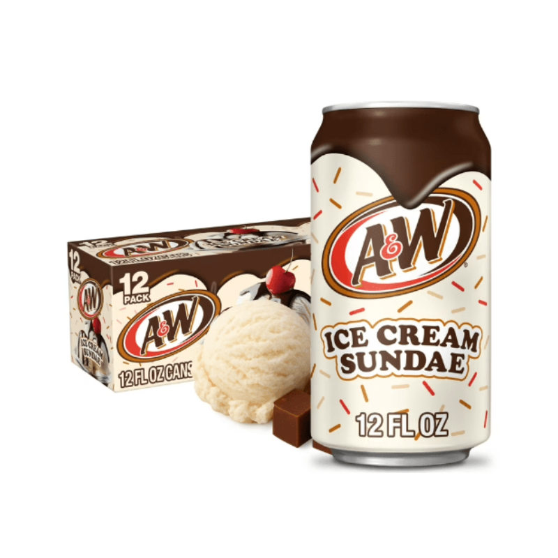 A&W ICECREAM SUNDAE FLAVOURED SODA