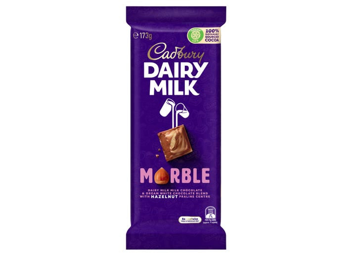 Cadbury Dairy Milk Marble Chocolate Bar β Australian Import