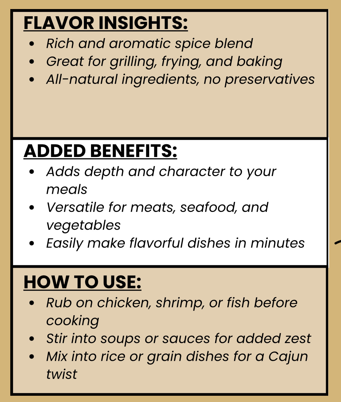 SPICE VAULT CAJUN SPICE
