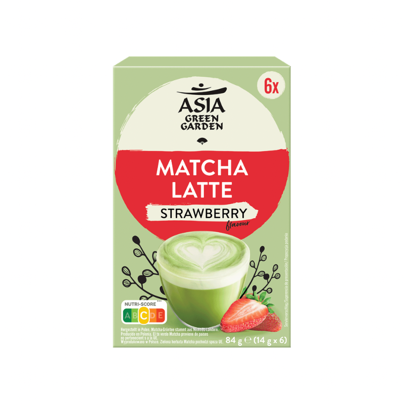 ASIA GREEN GARDEN STRAWBERRY MATCHA LATTE (π΅π±)