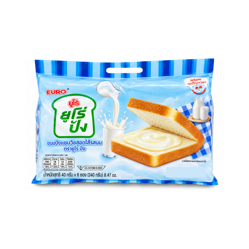 EURO MILK FLAVOURED SANDWICH BREAD (πΉπ)