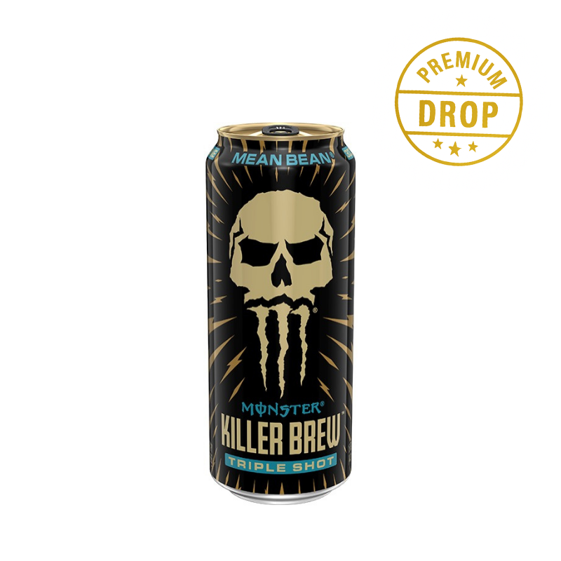MONSTER KILLER BREW MEAN BEAN TRIPLE SHOT CAN