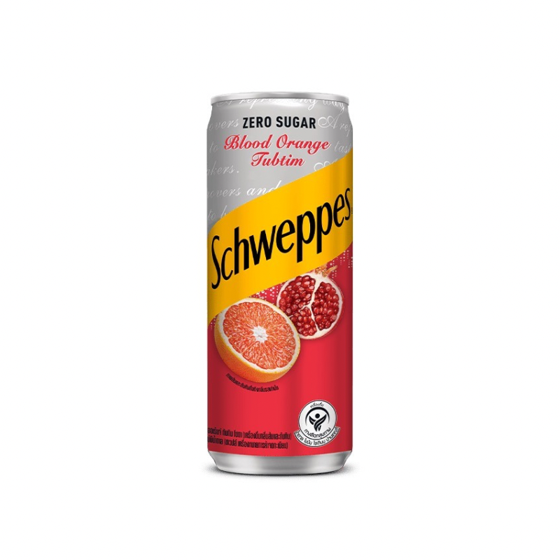 SCHWEPPES ZERO SUGAR BLOOD ORANGE TUBTIM