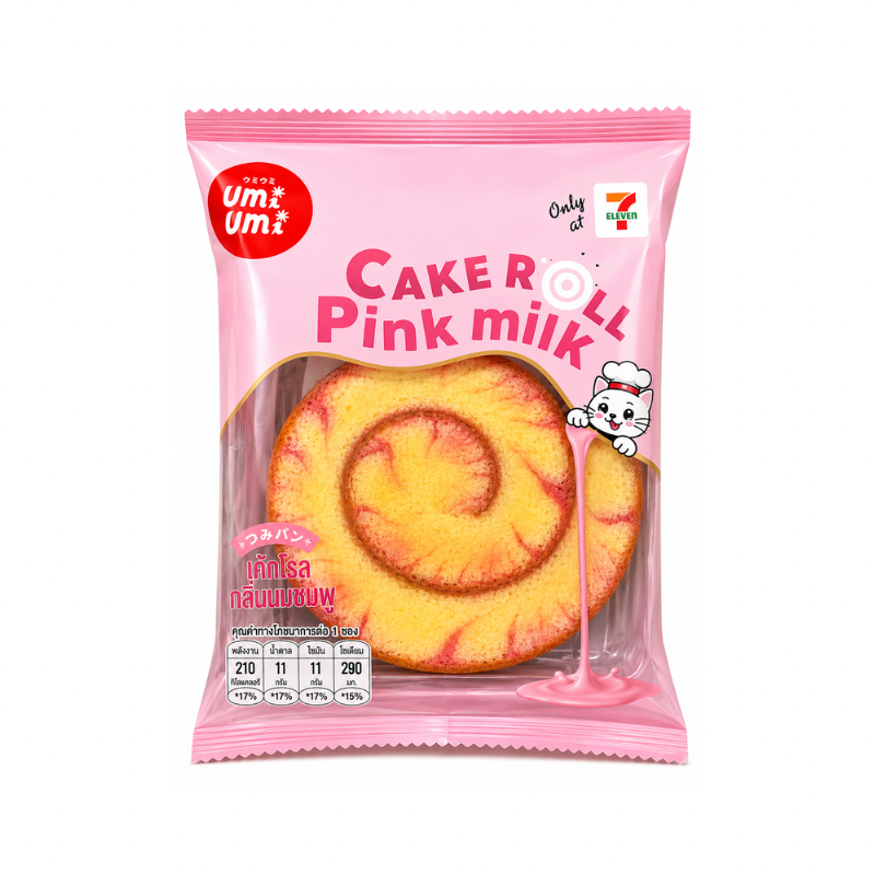 UMI UMI PINK MILK CAKE ROLL (πΉπ)