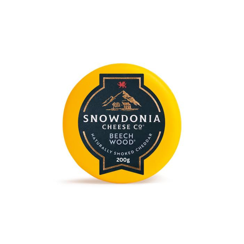 Snowdonia Beechwood Smoked Cheddar β Naturally Smoked Welsh Cheese