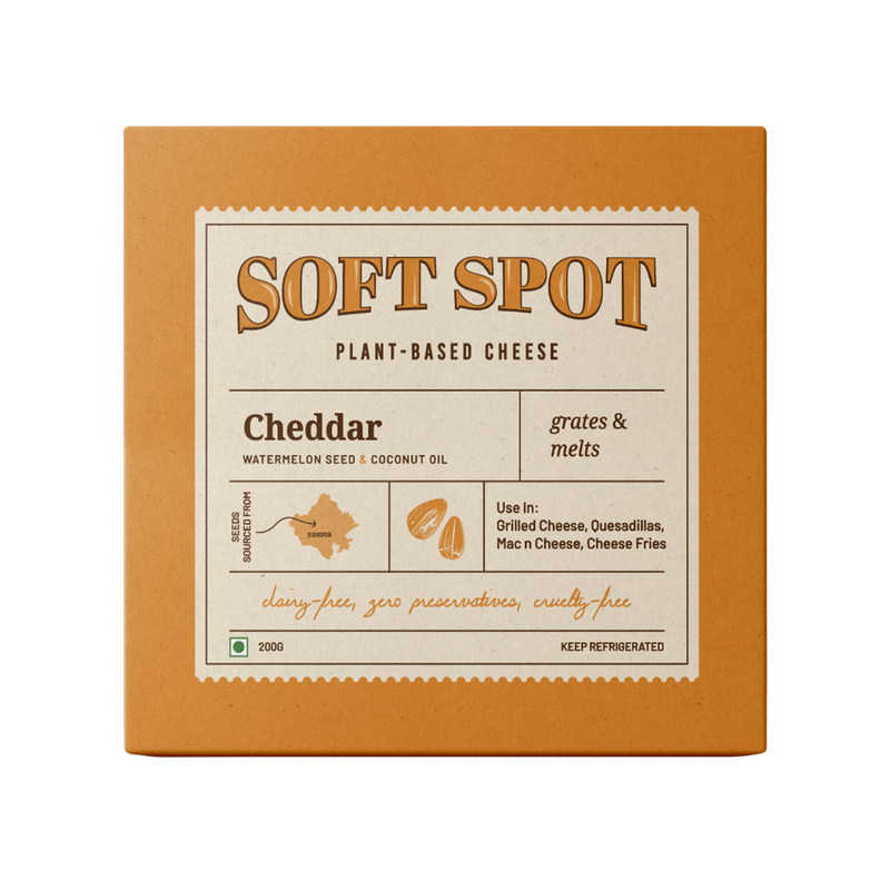 SOFT SPOT VEGAN CHEDDAR CHEESE
