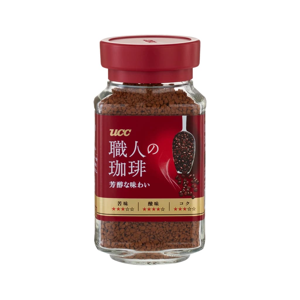 JAPANESE UCC SHOKUNIN RICH INSTANT COFFEE (π―π΅)