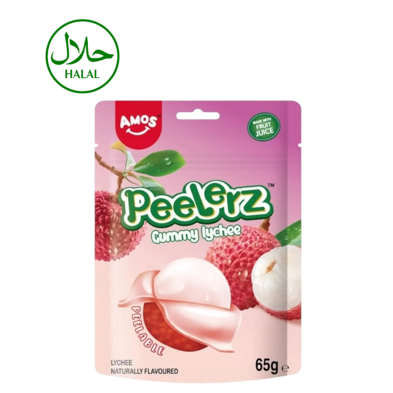 AMOS GUMMY LYCHEE PEELERZ