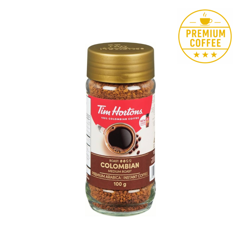 TIM HORTONS COLOMBIAN MEDIUM ROAST INSTANT COFFEE